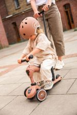 SCOOTANDRIDE: Push and Go 2w1 Jeździk i hulajnoga z rączką 1-5 lat Mocha Highwaykick 1 - obrazek 3