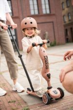 SCOOTANDRIDE: Push and Go 2w1 Jeździk i hulajnoga z rączką 1-5 lat Mocha Highwaykick 1 - obrazek 2