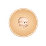 SASSI: Miska silikonowa z przyssawką Leniwiec