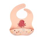 SASSI: Śliniak silikonowy z kieszonką Ośmiornica