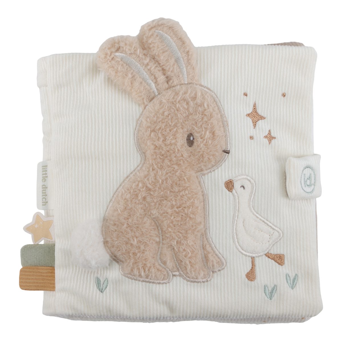 Little Dutch: duża książeczka aktywizująca Newborn Naturals - obrazek 1