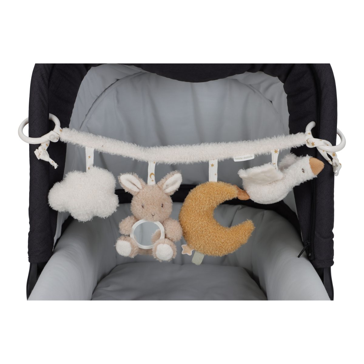 stroller-toy-chain-newborn-naturals-ld8411-product-2 Little Dutch: zawieszka interaktywna do wózka / fotelika Newborn Naturals - obrazek 3