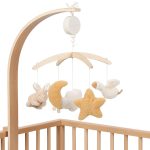 Little Dutch: drewniana karuzela do łóżeczka Newborn Naturals