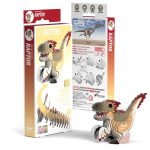 Eugy: Dinozaur Raptor - Eko Układanka 3D do sklejenia