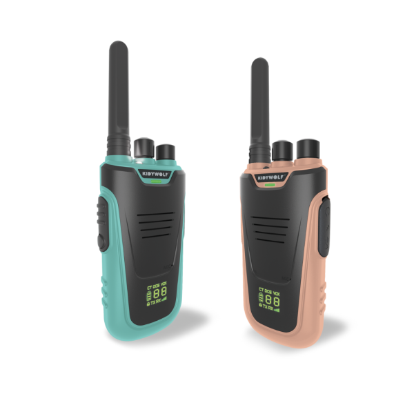 Kidywolf: Kidytalk walkie-talkie dalekiego zasięgu dla dzieci różowo-niebieski