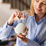 Babyono: silikonowy Pojemnik na smoczek beżowy - obrazek 4