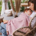 BabyOno: Kocyk dzianinowy bawełniany różowy 75 x 100 cm - obrazek 3