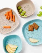 Skip Hop Miska dla Dziecka Silikonowa Squad Blue - obrazek 3