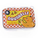 Moulin Roty: Zestaw mini farb akwarelowych 8 kolorów Miś LES PETITES Merveilles - obrazek 2