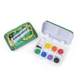 Moulin Roty: Zestaw mini farb akwarelowych 8 kolorów WĄŻ LES PETITES Merveilles