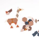 Egmont Toys®: Drewniane klocki - figury do układania