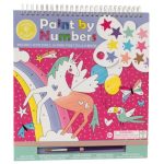 Floss&Rock: Kraina Fantazji Kolorowanka Maluj po Numerach z Farbkami