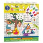 Floss&Rock: Przygoda Kolorowanka Maluj po Numerach z Farbkami