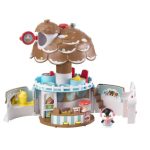 Klorofil: Domek Lodziarnia Szyszka + figurka pingwin LIV