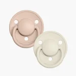 BIBS: smoczki DE LUX 2-PACK IVORY & BLUSH ONE SIZE - obrazek 2