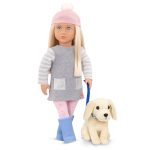 Our Generation: Lalka MEAGAN 46cm – z pieskiem rasy Golden Retriever