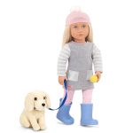 Our Generation: Lalka MEAGAN 46cm – z pieskiem rasy Golden Retriever - obrazek 3
