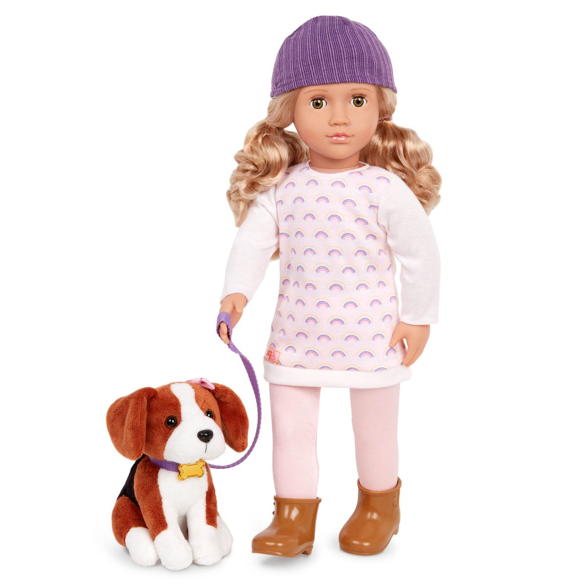 Our Generation: Lalka EMBER 46cm – ze szczeniakiem rasy Beagle - obrazek 1
