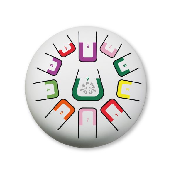 Juegaconmigo: Tambu bębenek językowy White Mat