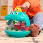 B.TOYS: Party Pop Hippo – hipopotam z wirującymi kuleczkami / BATTAT - obrazek 4