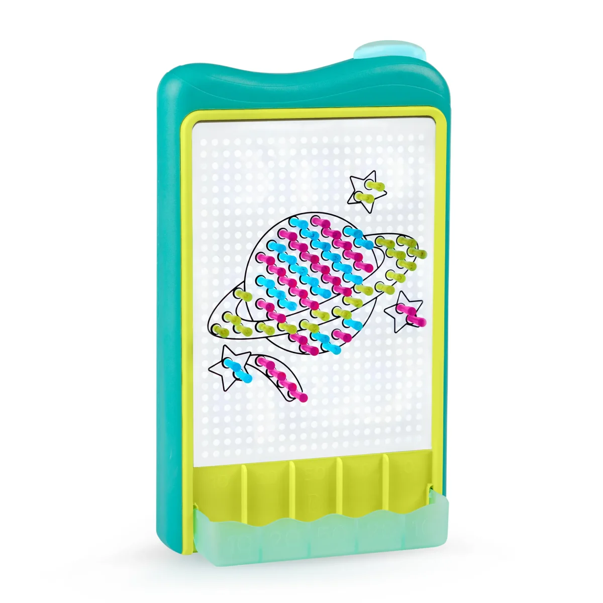 B.TOYS: podświetlany tor kulkowy i tablica artystyczna 2w1 Light-Up Marble Drop - obrazek 6