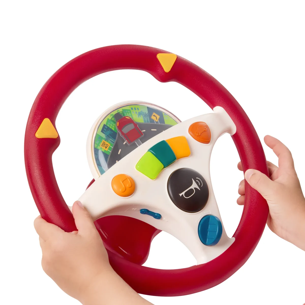 B.TOYS: muzyczna kierownica interaktywna B.toys dla dzieci Musical Driving Wheel - obrazek 4
