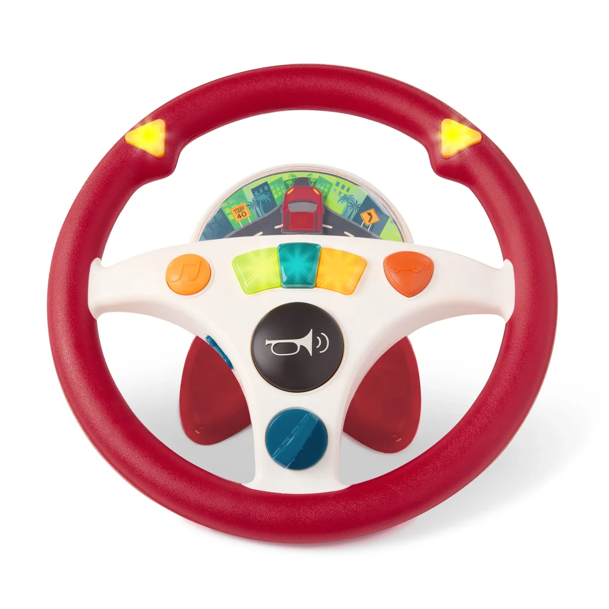 B.TOYS: muzyczna kierownica interaktywna B.toys dla dzieci Musical Driving Wheel - obrazek 3