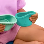 B.TOYS: miękkie kubeczki i klocki sensoryczne 2w1 Stackin’ Squishies - obrazek 7