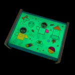 B.TOYS: podświetlany edukacyjny stolik do rysowania Look & Shine - obrazek 6