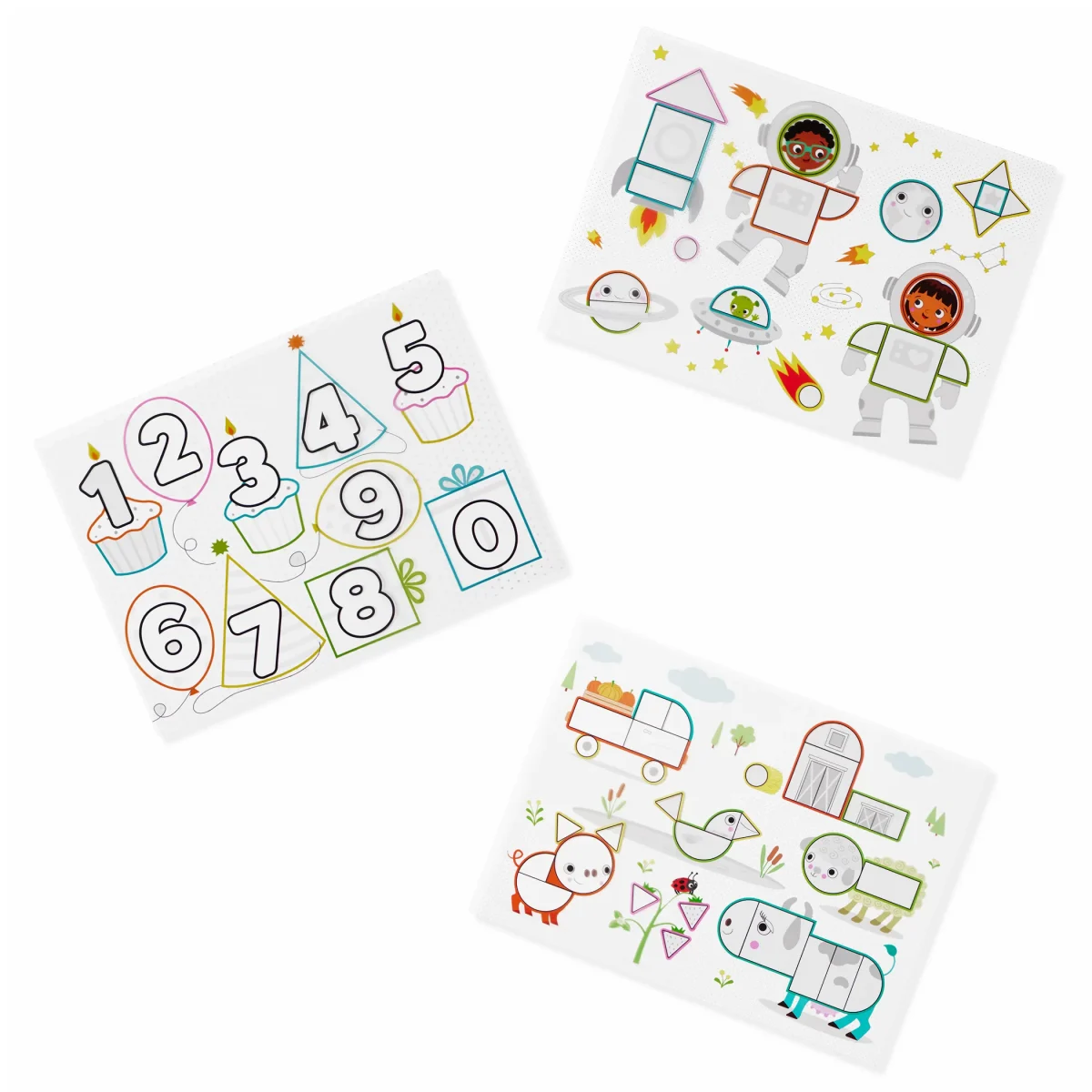 B.TOYS: podświetlany edukacyjny stolik do rysowania Look & Shine - obrazek 7