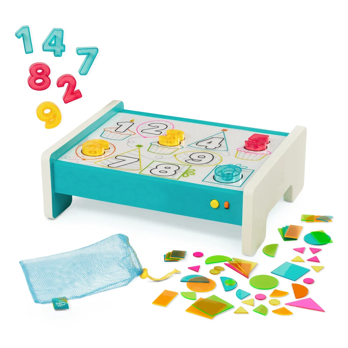 B.TOYS: podświetlany edukacyjny stolik do rysowania Look & Shine - obrazek 1