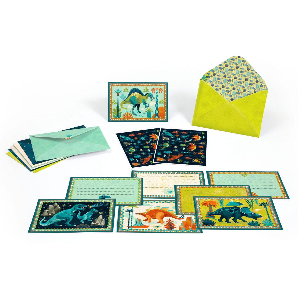 Djeco: Zestaw do tworzenia zaproszeń DINOZAURY - obrazek 3