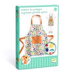 Djeco: Fartuszek kuchenny pomarańczowy - WARZYWA 2-5 lat