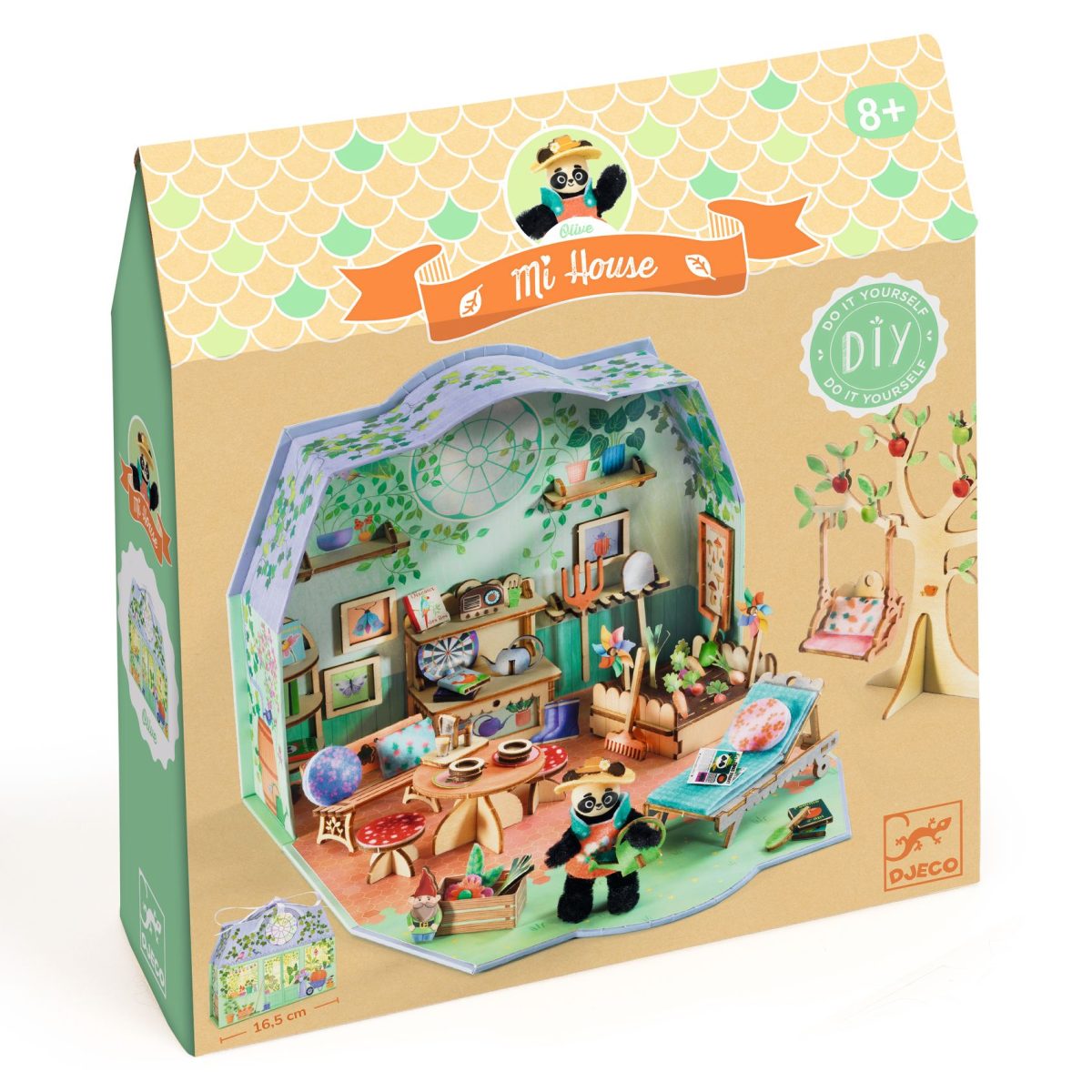 Djeco: Zrób to sam MI HOUSE - mini domek OLIVE 8+ - obrazek 1