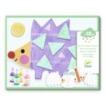 Djeco: Zestaw artystyczny "ZWIERZĄTKA 3D" 18M+