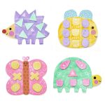 Djeco: Zestaw artystyczny "ZWIERZĄTKA 3D" 18M+ - obrazek 2