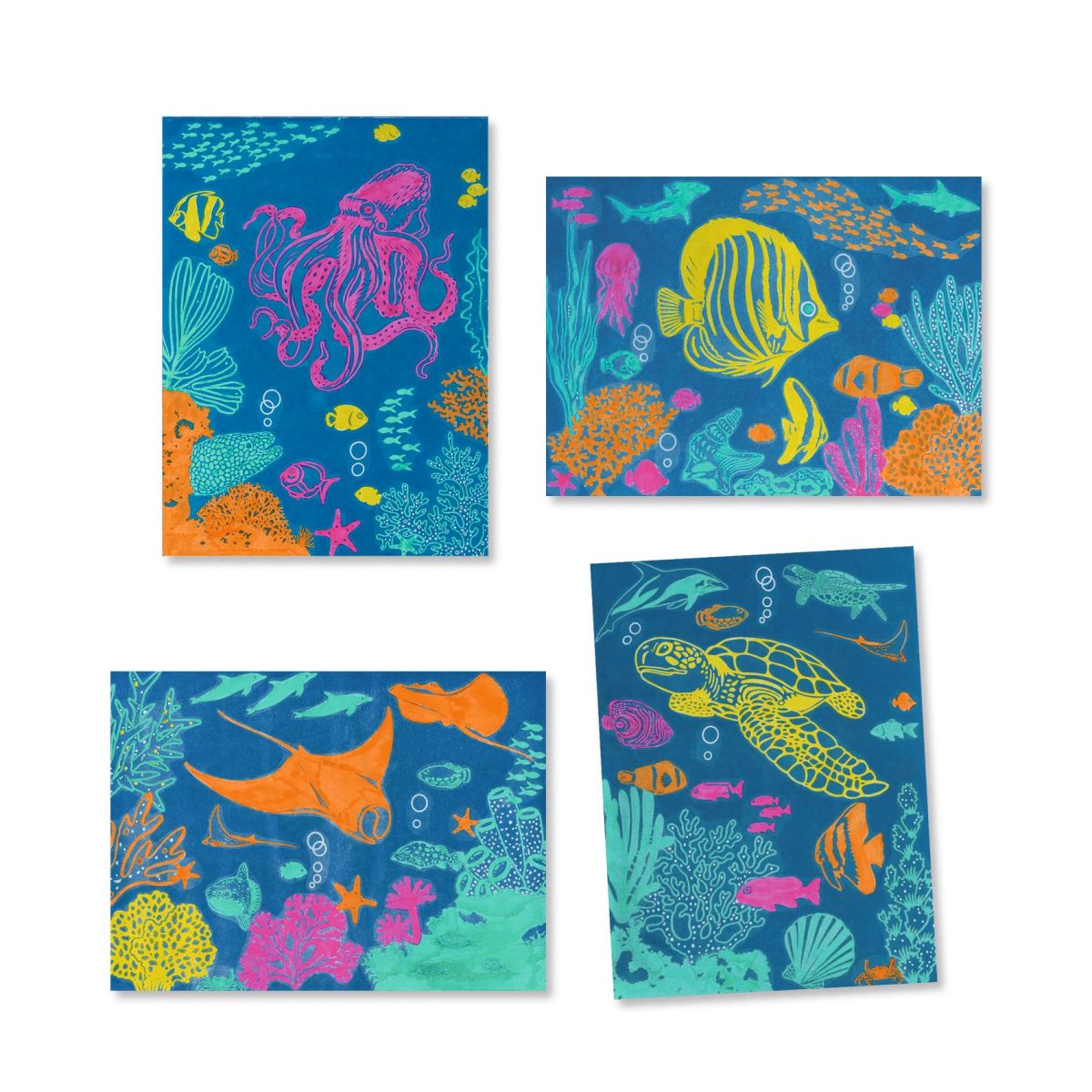 DJ09353-C-RVB-1 Djeco: Zestaw artystyczny cyjanotypia OCEAN 7+ - obrazek 7