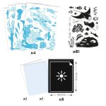 Djeco: Zestaw artystyczny cyjanotypia OCEAN 7+ - obrazek 4