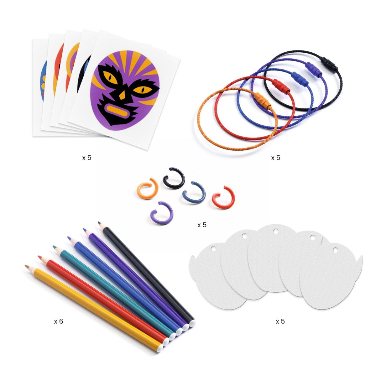 Djeco: ZESTAW ART Magiczny plastik BRELOCZKI ZAPAŚNICY 6+ - obrazek 2