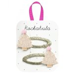 Rockahula Kids: spinki do włosów 2 szt. Frosted Shimmer Xmas Tree