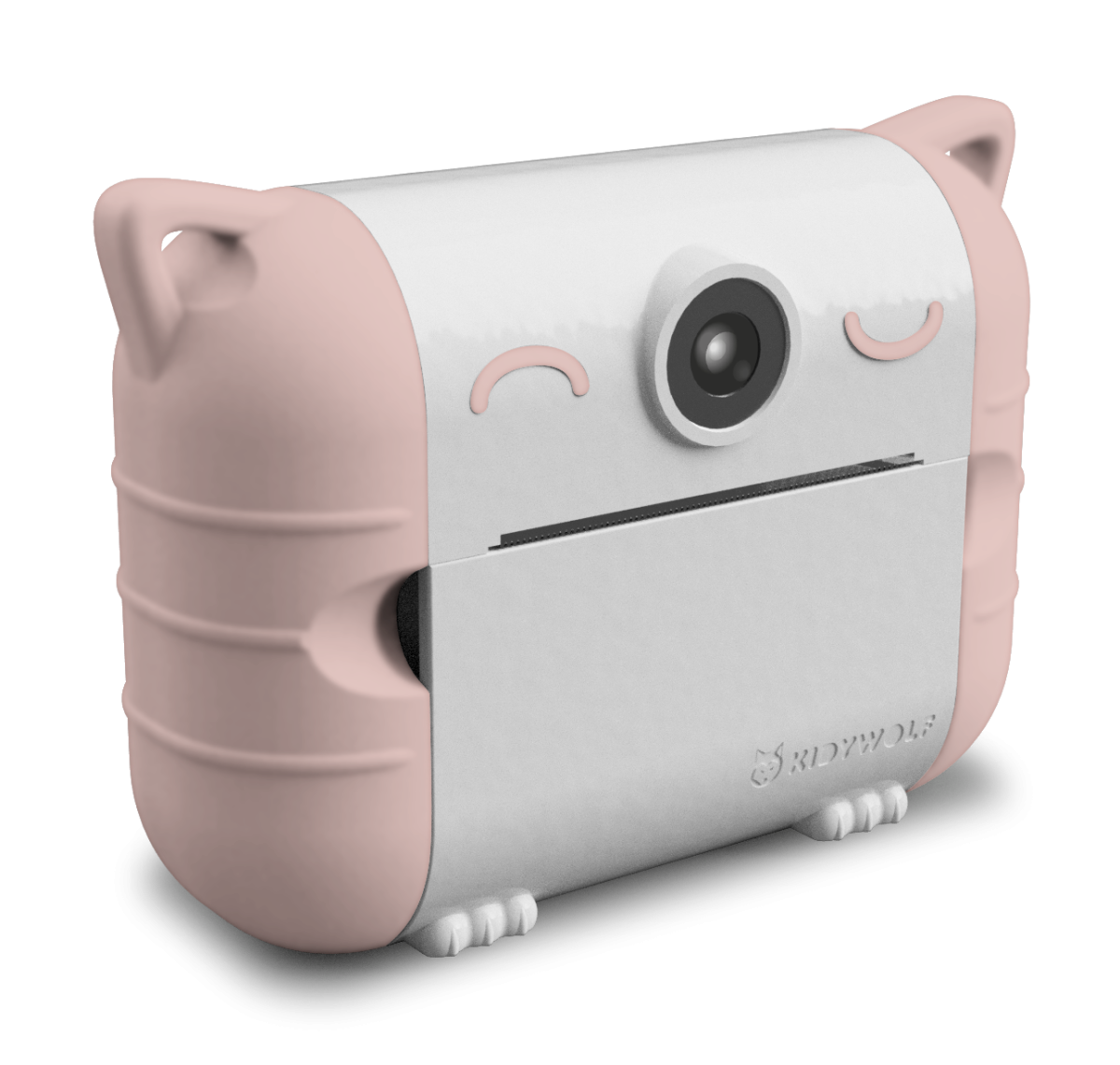 Kidywolf: Kidyprint aparat fotograficzny z drukarką różowy - obrazek 1