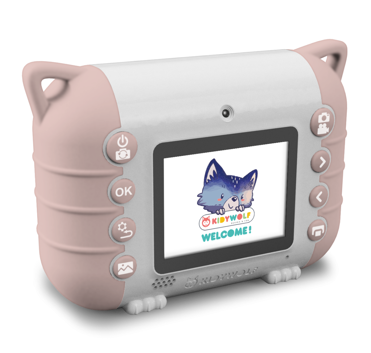 KIDYPRINT-02-PE-02 Kidywolf: Kidyprint aparat fotograficzny z drukarką różowy - obrazek 5