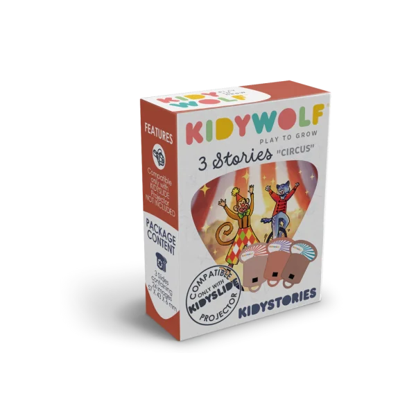 Kidywolf: KIDYSTORIES slajdy do projektora Kidyslide Circus