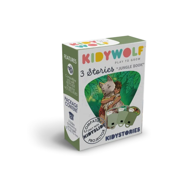 Kidywolf: KIDYSTORIES slajdy do projektora Kidyslide Jungle