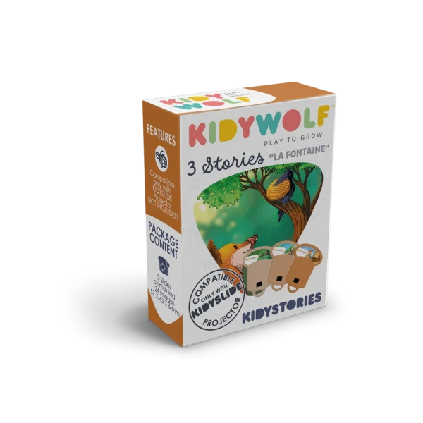 Kidywolf: KIDYSTORIES slajdy do projektora Kidyslide La Fontaine