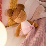 LullaBaby: Mini Bath Doll – laleczka przytulanka do KĄPIELI – szatynka - obrazek 2