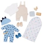 LullaBaby: DUŻY zestaw dla lalki NOWORODKA – wersja dla chłopczyka