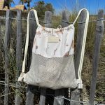 Play&Store: worek/plecak plażowy z siateczkowym dnem Sands Beige - obrazek 2