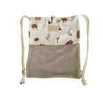 Play&Store: worek/plecak plażowy z siateczkowym dnem Sands Beige