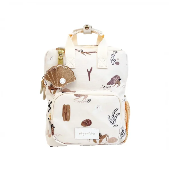 Play&Store: mini plecak z regulowanymi uchwytami Sands Beige